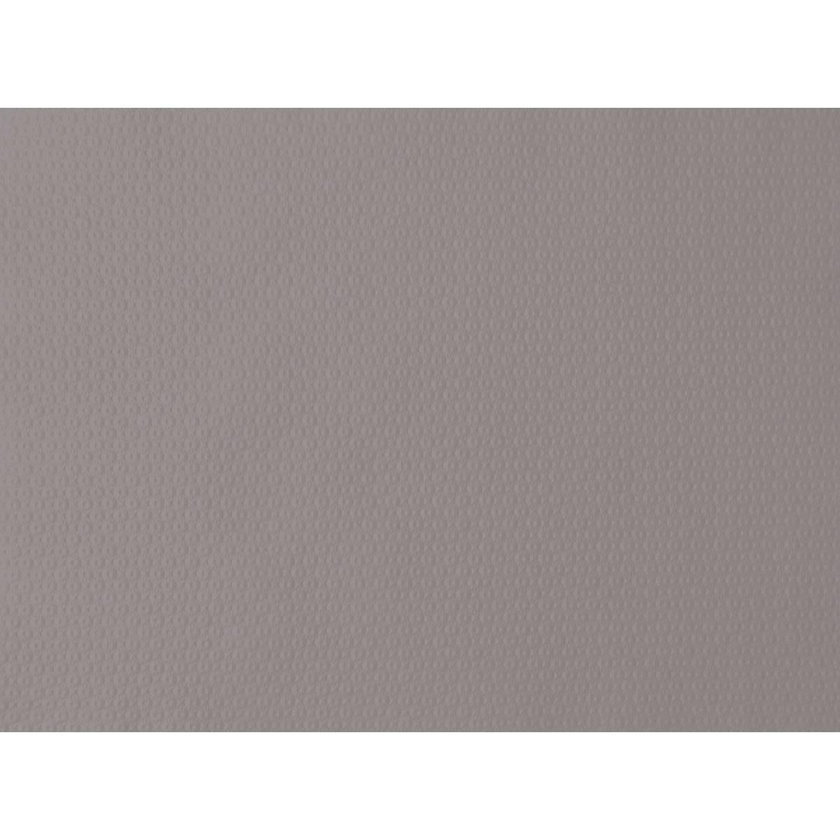 Detailaufnahme der Papier-Tischsets 30 x 40 cm in Grau der Duni GmbH mit strukturierter Oberfläche und gleichmäßig verteilten, kleinen, erhabenen Punkten; erhältlich in Packungen zu 500 Stück.