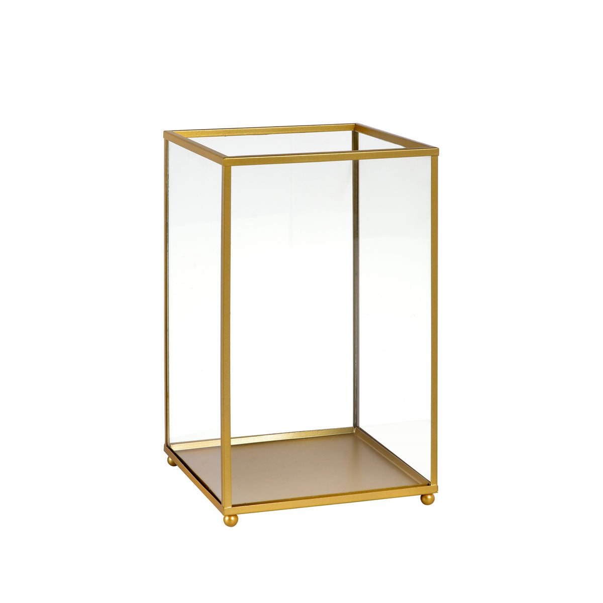 Der Noble 220 x 140 mm Glasrahmen von Duni GmbH besticht durch goldene Metallkanten, offene Seiten und vier kleine Füße - ein eleganter Bilderrahmen für besondere Erinnerungsstücke (1 Stück je Packung).