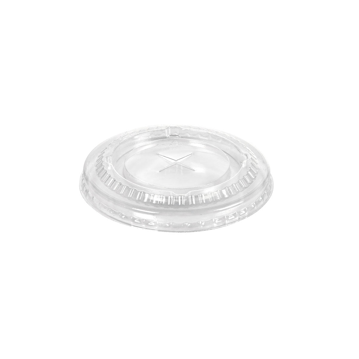 Der flacher Deckel mit Kreuzschlitz von Duni GmbH aus transparentem rPET passt auf alle 350, 470 und 590 ml Becher-nachhaltiger Becherdeckel im 50er-Pack, ideal für umweltbewussten Genuss.
