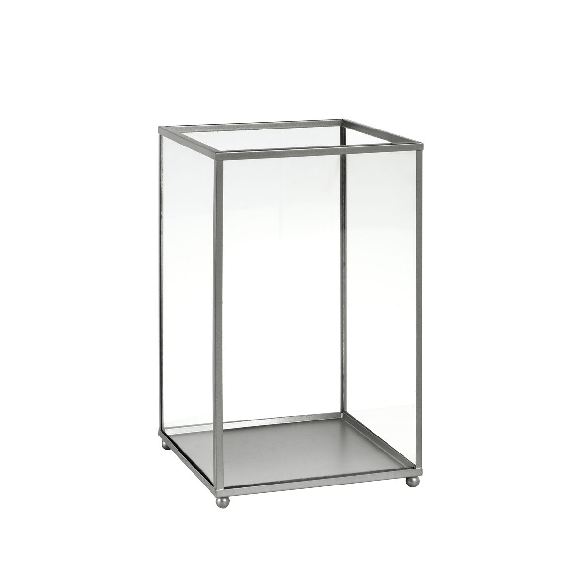 Die Duni GmbH Noble Schale (220 x 140 mm, silber, Glas) überzeugt mit minimalistischer Metallrahmung und vier runden Füßen - eine elegante, dekorative Lösung für stilvolle Präsentationen. Packung: 1 Stück.