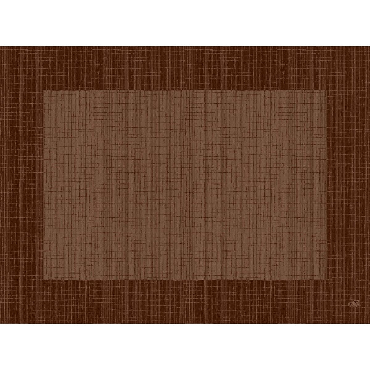 Ein digitales Muster mit einem großen hellbraunen Quadrat auf dunkelbraunem Hintergrund, beides mit schraffierten Gittertexturen, inspiriert von den Bio-Dunicel-Sets 30x40 Linnea chestnut (100 Stück Packung) der Duni GmbH.