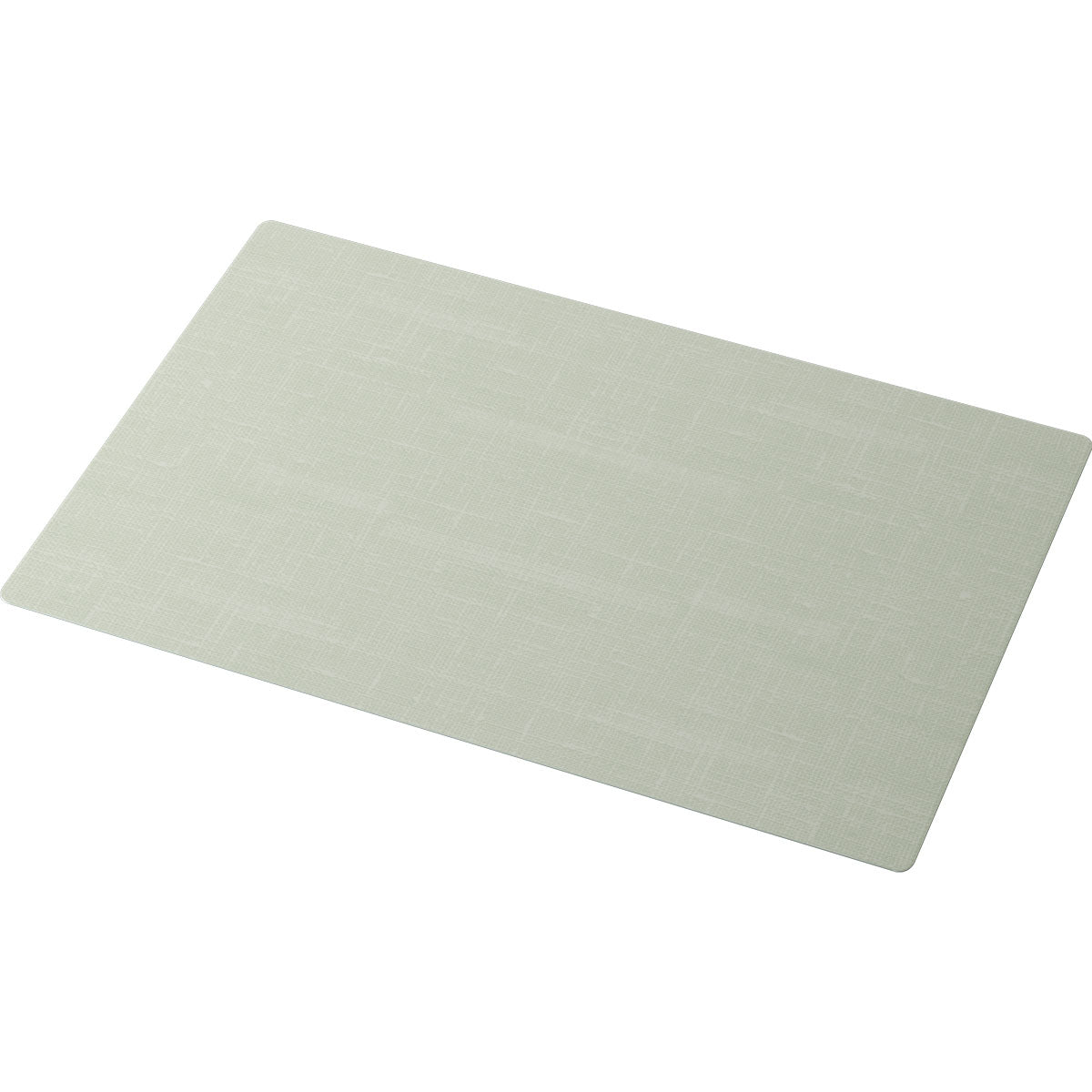 Das Duni GmbH Silikon-Tischsets 30 x 45 cm ist ein rechteckiges, hellgraues Tischset mit dezentem Strukturmuster, das einen stilvollen Tischschutz bietet. Es ist auf einem einfarbig weißen Hintergrund abgebildet.