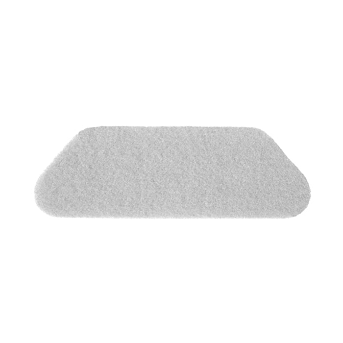 Das TASKI Americo S-Pad, 45 x 15 cm, weiß und extra fein von Diversey Deutschland GmbH & Co. OHG ist ideal zum Polieren sauberer, trockener Böden; das Pad mit abgerundeten Ecken wird einzeln geliefert.