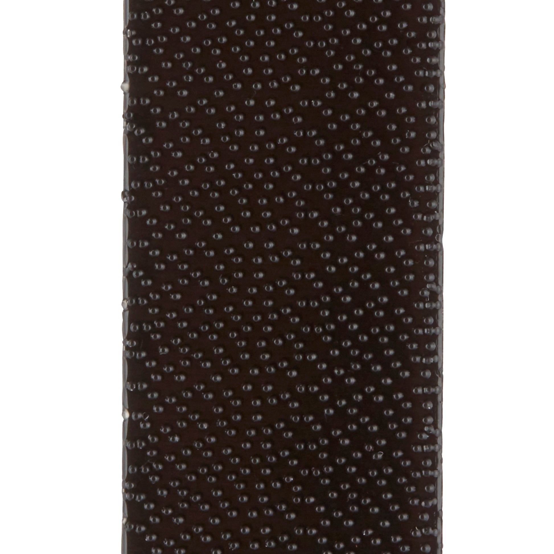 Eine Nahaufnahme der strukturierten schwarzen Oberfläche des Command™ Bilder-Montagestreifens 17206BLK der 3M Deutschland GmbH, Größe: L, Packung mit 4 Sets (7,2 kg), zeigt ein Muster aus kleinen, gleichmäßig verteilten, erhabenen Unebenheiten.