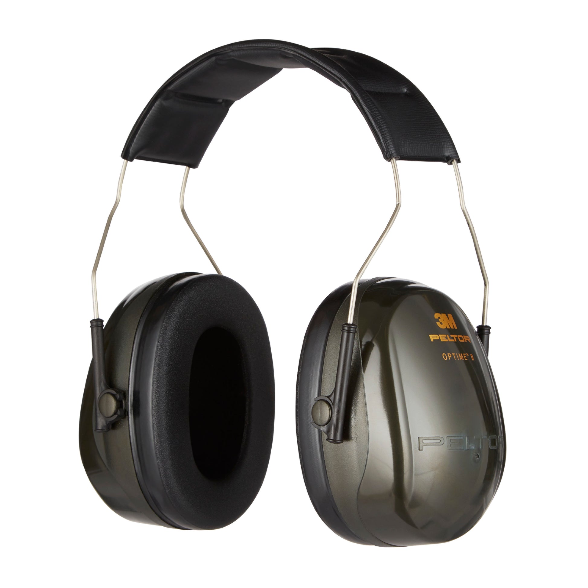 Der 3M™ PELTOR™ Optime™ II H520A Kapselgehörschutz (SNR 31 dB, grün) von 3M Deutschland GmbH bietet effektive Lärmminderung mit einem komfortablen, gepolsterten Kopfband und Ohrmuscheln. Die Packung enthält 1 Stück.
