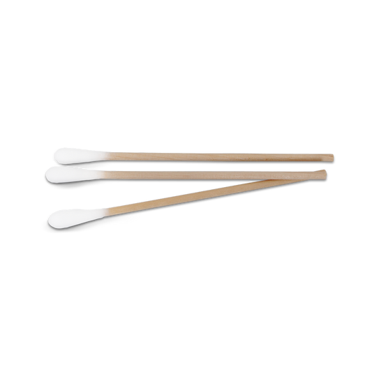 MaiMed - Tip non-sterile cotton swab, 15 cm long, wooden stick | Pack (100 pieces)