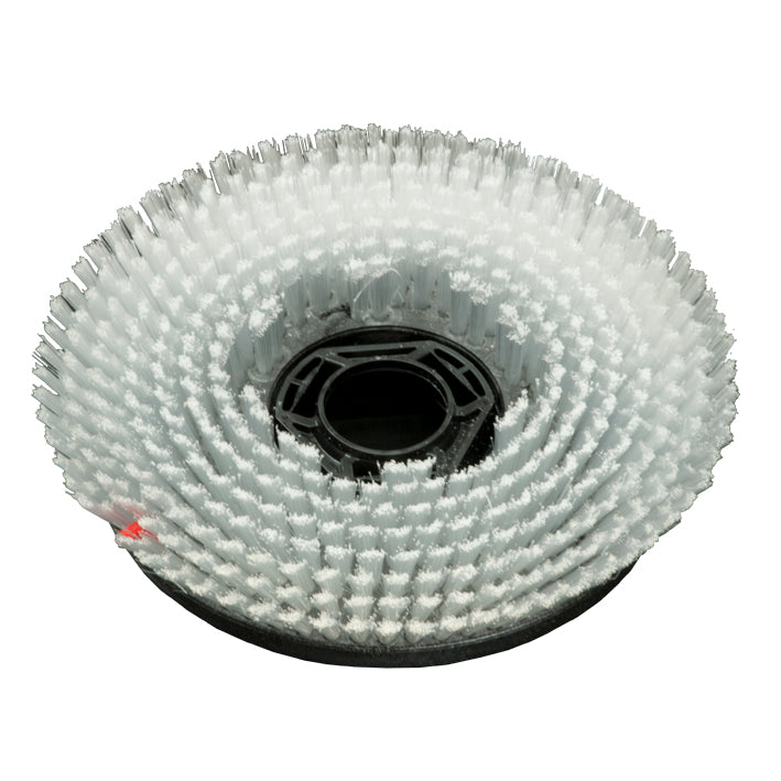 Die Scheuerbürste Waschbeton (28 cm) von Diversey Deutschland GmbH & Co. OHG mit abgeschrägten Borsten ist für swingo 955, 1255, 2100 und 5000 Reinigungsmaschinen zum Säubern von Waschbetonoberflächen geeignet. Packung: 1 Stück.
