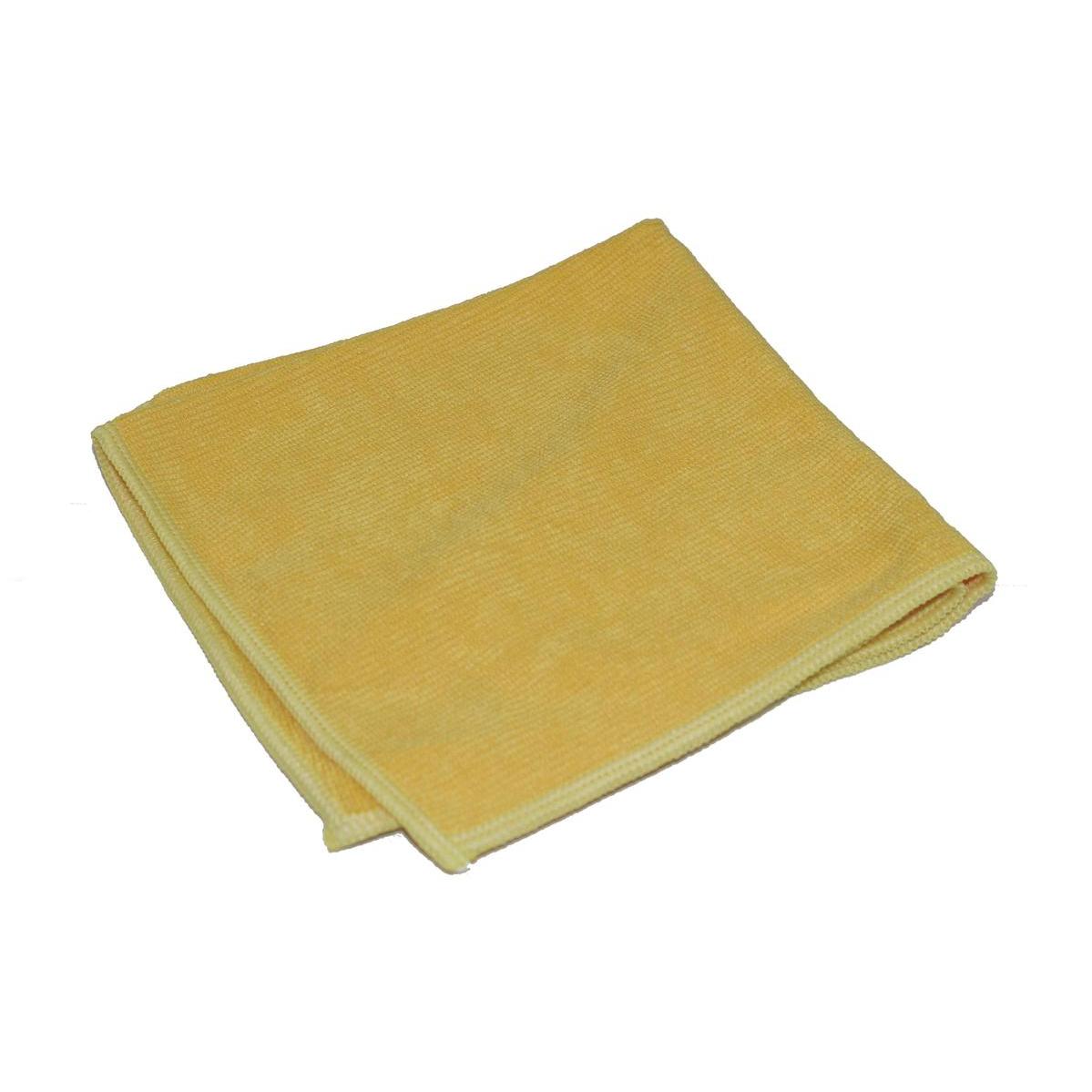 Vor weißem Hintergrund ist ein gefaltetes TASKI Jonmaster Ultra Cloth XL Reinigungstuch 40x40 cm der Diversey Deutschland GmbH & Co. OHG abgebildet.