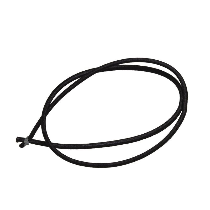 Der TASKI Abfallsack-Gummi von Diversey Deutschland GmbH & Co. OHG ist ein schwarzes elastisches Haargummi mit einem kleinen Metallverbinder, der auf Langlebigkeit und Vielseitigkeit ausgelegt ist und von Abfallsack-Gummi inspiriert ist.
