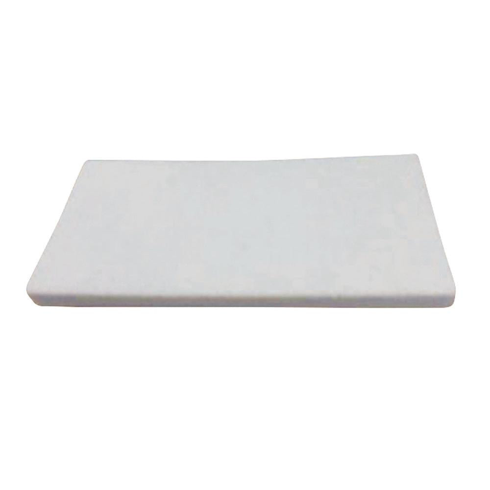 Das TASKI WipeOut Handpad von Diversey Deutschland GmbH & Co. OHG ist ein rechteckiges, weißes Melamin-Pad zur Grundreinigung und Entfernung hartnäckiger Verschmutzungen, erhältlich im 5er-Pack.