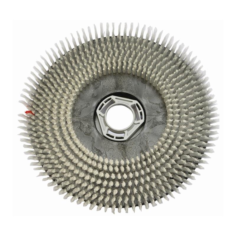 Die Scheuerbürste Waschbeton (38 cm) von Diversey Deutschland GmbH & Co. OHG ist eine harte, runde Scheuerbürste, die sich ideal für swingo XP R Maschinen eignet. Sie ist mit dichten Borsten und einer zentralen Kunststoffnabe ausgestattet. Verpackung: 1 Stück.