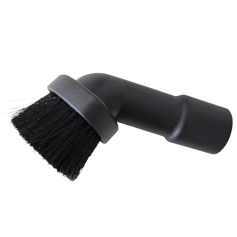 Die TASKI AERO Pinseldüse lang 32 mm von Diversey Deutschland GmbH & Co. OHG ist eine schwarze Staubsaugerbürste mit abgewinkelten Borsten und rundem Boden, ideal für die effektive Reinigung von Oberflächen und schwer zugänglichen Stellen. Geeignet für TASKI AERO, 1 Stück pro Packung.