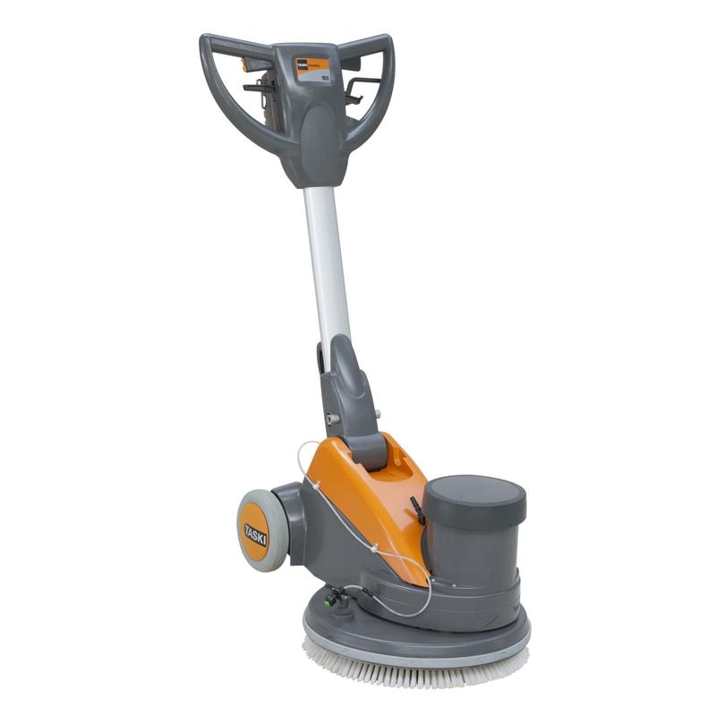 Der TASKI ergodisc 165 von Diversey ist ein kraftvoller ESM mit niedriger Drehzahl (165 U/min) für Grundreinigung, Nass-Scheuern, Polieren, Sprayreinigen und mehr - ideal für vielseitige Bodenpflegeaufgaben. Verpackung: 1 Stück.
