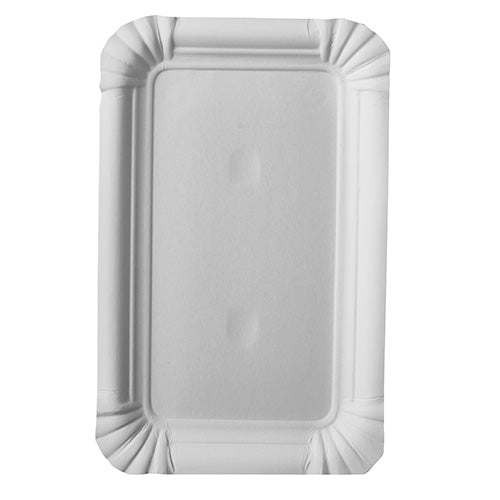 Ein runder, weißer PAPSTAR 25 Teller, Pappe „pure“ der PAPSTAR GmbH, ein umweltfreundlicher Einwegteller aus nachhaltiger Pappe, von oben vor schlichtem Hintergrund.