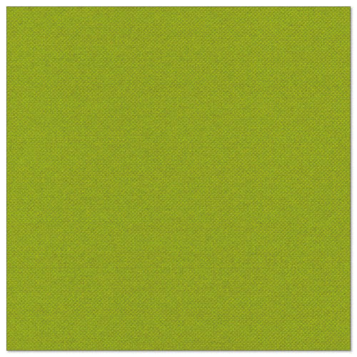 Die Nahaufnahme der 20 Servietten "ROYAL Collection" (1/4-Falz, 40x40 cm) der PAPSTAR GmbH zeigt eine leuchtend chartreusegrüne, stoffähnliche Struktur - mit ihrem gleichmäßigen, feinen Webmuster ideal für elegante Tischdekorationen.