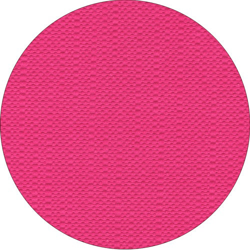 Ein leuchtend rosa Kreis mit einer dezent erhabenen Textur ähnelt der Tischdecke „ROYAL Collection“ der PAPSTAR GmbH.