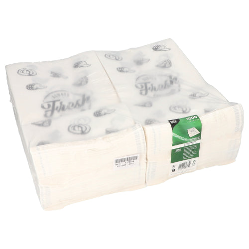 Eine Großpackung mit 1000 PAPSTAR Fleischerbeuteln der PAPSTAR GmbH aus Kraftpapier mit Gewinde, ideal für Metzgereien oder Feinkostläden. Die Beutel werden sauber verpackt geliefert und eignen sich perfekt für den professionellen Gastronomiebedarf.