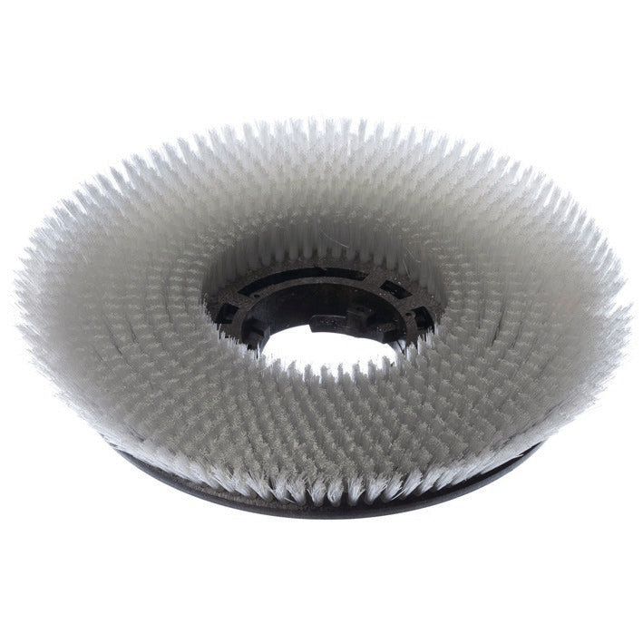 Der Scheuerbürste Waschbeton (43 cm) von Diversey Deutschland GmbH & Co. OHG passt zum swingo 3500 und verfügt über abgewinkelte weiße Borsten in konzentrischen Kreisen auf schwarzem Grund, die die Reinigungsleistung bei der Tiefenreinigung von Betonflächen erhöhen. Packung: 1 Stück.