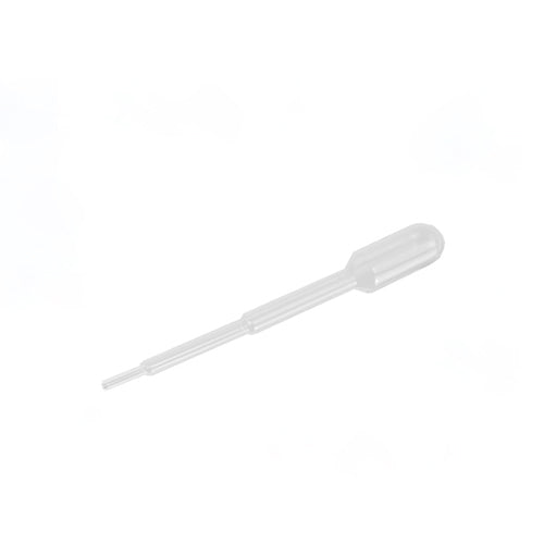 Die Starpak 100 Pipetten, PE transparent von Starpak sind durchsichtige Einwegpipetten aus Polyethylen mit einer Kugel und einer schmalen Spitze für eine präzise Flüssigkeitsdosierung, abgebildet auf einem schlichten weißen Hintergrund.
