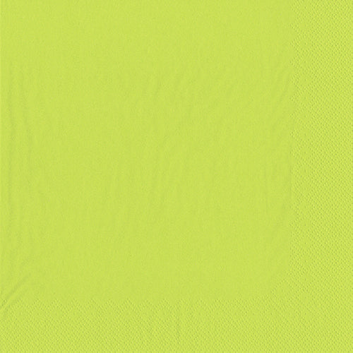 Eine leuchtend gelbe 2-lagige PAPSTAR-Serviette (40 x 40 cm) mit dezentem Randmuster und weichen Falten in der Mitte, perfekt, um Ihrem Tisch Farbe zu verleihen. Produkt: PAPSTAR 50 Servietten, 2-lagig 1/4-Falz 40 cm x 40 cm von der PAPSTAR GmbH.