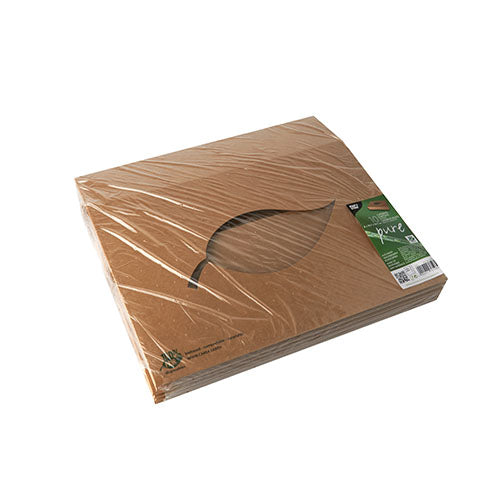 Die PAPSTAR 10 Transport- und Catering-Kartons „pure“ braun aus Pappe mit PLA-Sichtfenster sind ideal für nachhaltige Verpackungen – 100% fair, plastikfrei und perfekt für umweltbewusste Anwender.