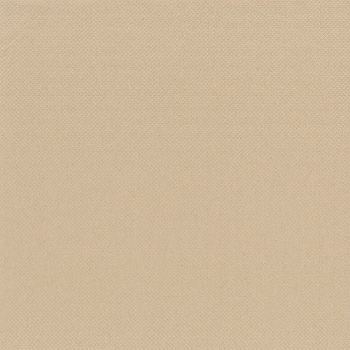 Nahaufnahme des fein strukturierten, unifarbenen sandfarbenen Stoffes der PAPSTAR 50 Servietten "ROYAL Collection" 1/4-Falz (40 x 40 cm) der PAPSTAR GmbH, ohne Muster oder sichtbare Markierungen.