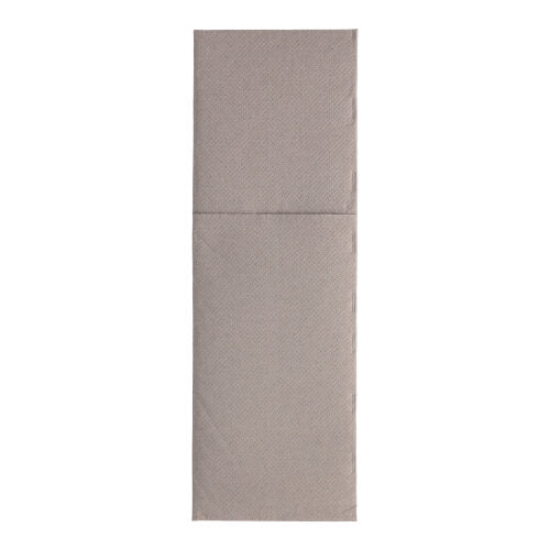 Abgebildet ist eine Packung PAPSTAR 50 Servietten „ROYAL Collection“ (48 cm x 30 cm, mit Besteckfalz) der PAPSTAR GmbH flachliegend auf weißem Untergrund, sauber durch einen sichtbaren Mittelfalz in zwei Bereiche geteilt.