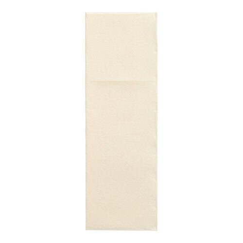 Auf einem schlichten weißen Hintergrund ist eine einzelne, ungefaltete PAPSTAR 50 Servietten „DAILY Collection“ Serviette (48 x 30 cm, Besteckfalz) der PAPSTAR GmbH abgebildet.