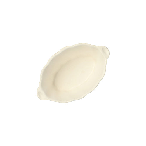 Die PAPSTAR 50 Fingerfood-Schalen aus Zuckerrohr „pure“ (40 ml, 3 x 9,5 x 6 cm, weiß „Wave“, 50 Stück) von PAPSTAR GmbH bieten eine stilvolle, nachhaltige Alternative zu Einweg-Fingerfood-Schalen.