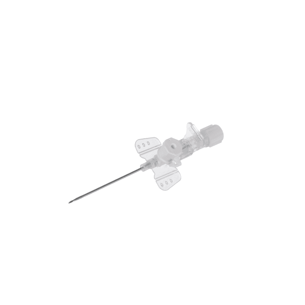 Die B. Braun Vasofix® Braunüle® Venenverweilkanüle, hergestellt von B. Braun Deutschland GmbH & Co. KG, ist eine transparente medizinische Kunststoffkanüle mit hohlem Schaft und Metallspitze, die speziell für die intravenöse Einführung entwickelt wurde. Dieses Produkt verfügt über flügelartige Laschen für eine einfache Handhabung und sichere Befestigung am Schlauch.