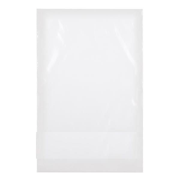 Der CWS Polybeutel Transparent von CWS ist auf einem weißen Hintergrund abgebildet. Der Beutel erscheint flach und rechteckig mit einer versiegelten Unterkante.