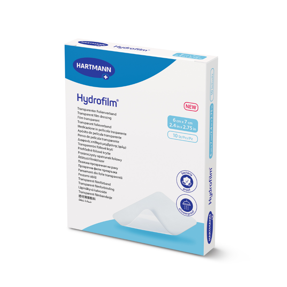 Hartmann Hydrofilm Transparentverband, 6x7 cm, 10 Stück