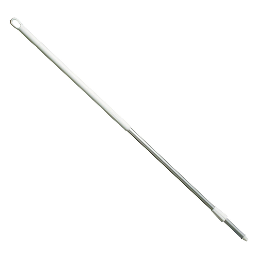 Die kunststoffbeschichtete Alustielbürste von Haug Bürsten KG mit einem Durchmesser von 1500 mm (32/25 mm) ist in verschiedenen Farben erhältlich und verfügt über eine Teleskopkonstruktion, mit der sich die Bürstenteile einfach aus- und einfahren lassen. Die Schlaufenöffnung ermöglicht eine bequeme Aufbewahrung und entspricht dem HACCP-Hygienestandard für optimale Reinigungseffizienz.