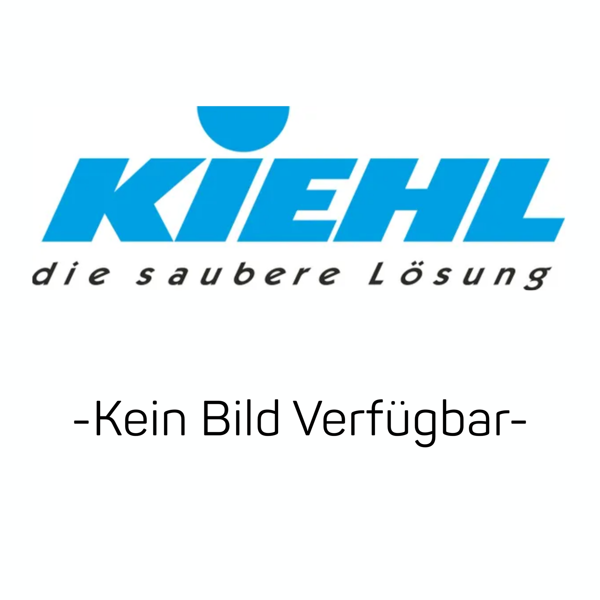 Johannes Kiehl KG Logo mit "die saubere Lösung", "-Kein Bild Verfügbar-" unten, zeigt den Kiehl Neoprenabzieher ohne Stiel (öl- und lösungsmittelbeständig, 55 cm, 1 Stück)-ideal für Fensterreinigung.