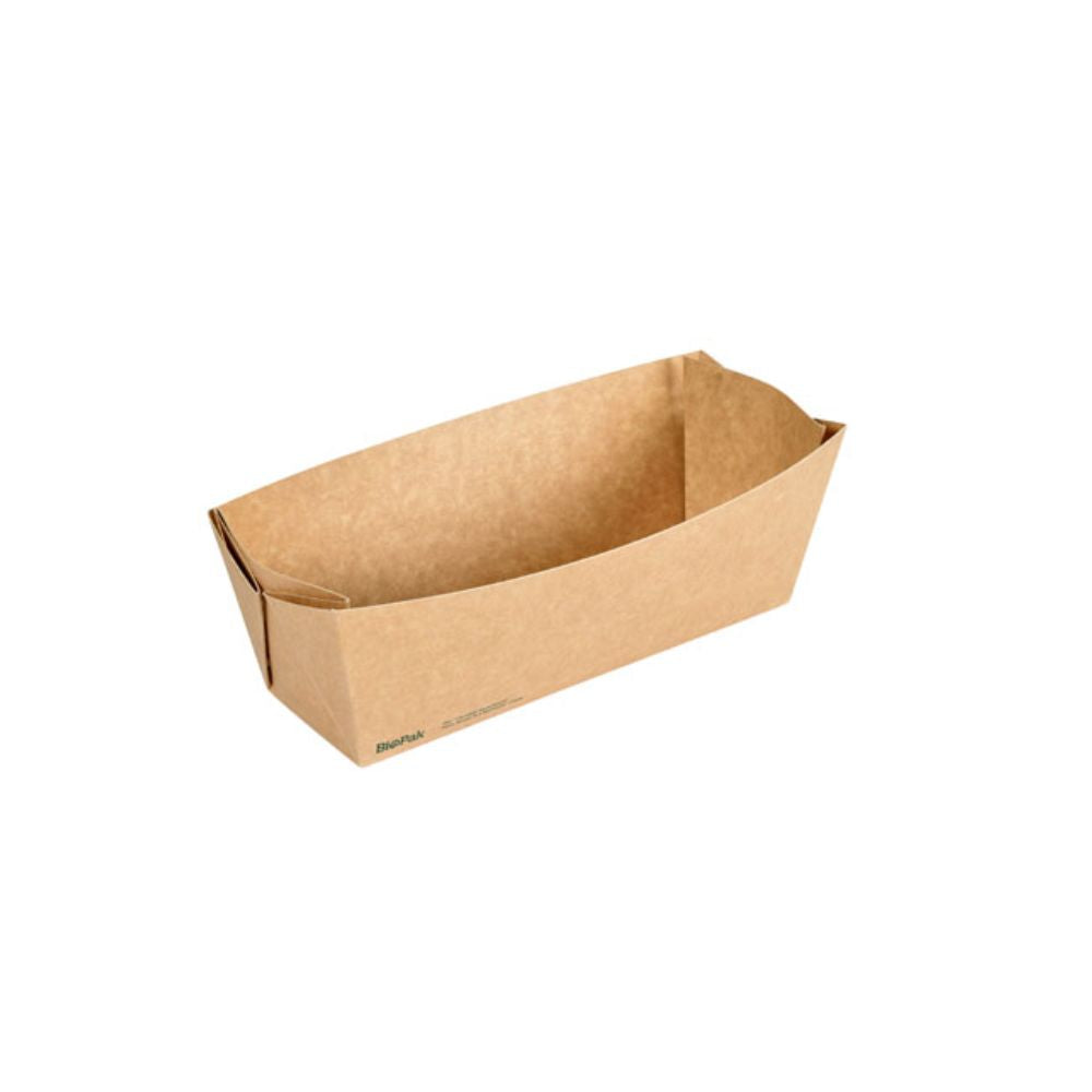 Die Viking Slim Brick Box von Duni GmbH ist eine 1100 ml braune Karton/PLA-Schale mit nach oben geneigten Seiten und leicht gebogenen Kanten. Hergestellt aus FSC-zertifiziertem Karton bietet es eine ansprechende umweltfreundliche Verpackungsmöglichkeit. Größe: 225x85x75 mm, Packung (300 Stück).