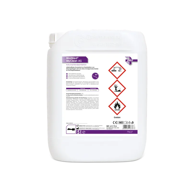 MaiMed MyClean AS, suction system disinfection & cleaning 5l/can, 1 piece | Canister (5 l)