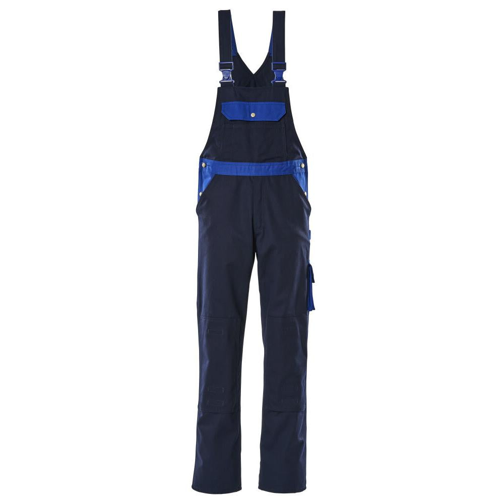 MASCOT® Monza dungarees, navy/grain blue