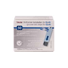 Test strips for Beurer GL 40 mg/dL, pack of 50