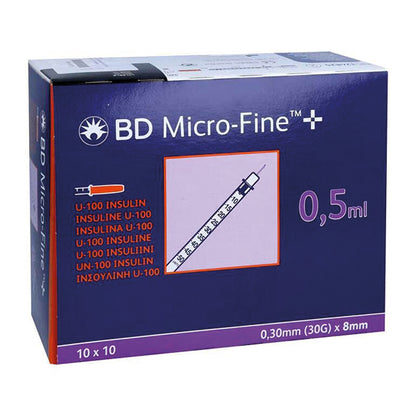 Micro-Fine Plus insulin syringe | Pack (100 pieces)