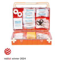 Orange First Aid Kit DYNAMIC-GLOW L, Compliant with DIN 13169
