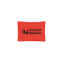 First-Aid Kit for Forest Workers in an Orange Zippered Nylon Pouch