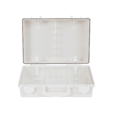 SN-CD First Aid Kit, Empty, White, "First Aid" Printed