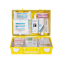 SN-CD Yellow Extra+ First Aid Kit with contents compliant with ÖNORM Z 1020 1 plus add-ons
