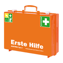 MT-CD First Aid Kit, Orange, with Contents Compliant with ÖNORM Z 1020 2