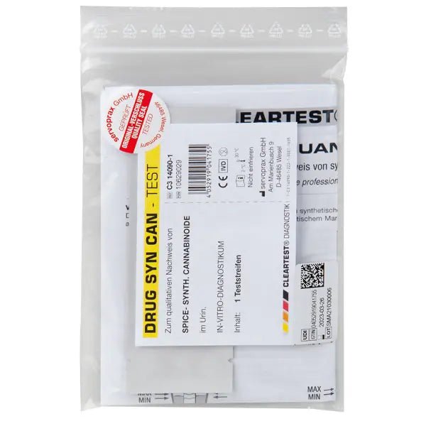 Cleartest drug test tetrahydrocannabinol test strips, individual test | Piece (1 test)