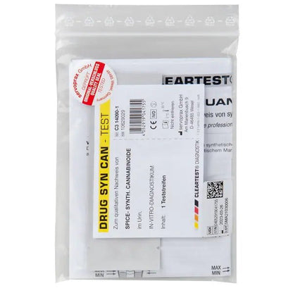 Cleartest drug test tetrahydrocannabinol test strips, individual test | Piece (1 test)