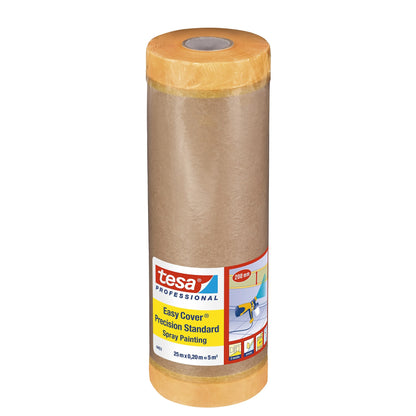 tesa Professional 4451 Easy Cover Spray, 25 m x 200 mm, braun