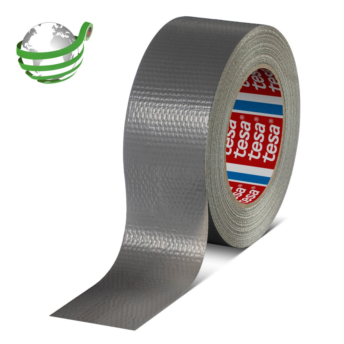 tesa 4615 General Purpose Duct Tape, recycled, 50 m x 50 mm grau
