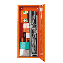 ANBAUSAFE First Aid Stretcher, Orange, Filled