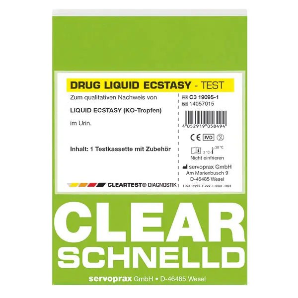 Cleartest drug test, liquid ecstasy individual test | Piece (1 test)